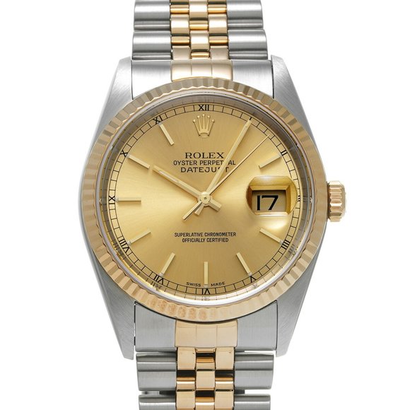 ROLEX Rolex Datejust 16233 Men's YG/SS Watch Automatic - Picture 2 of 6